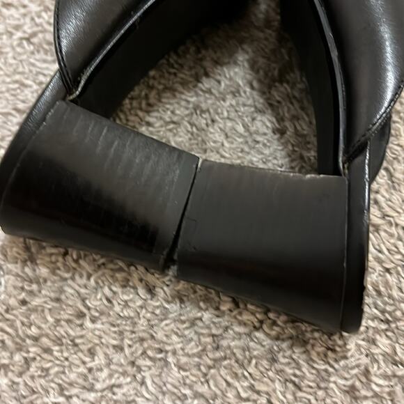 Walking Cradles Womens Black Size 8.5 N Myles Slides Heeled Slip Ons Comfort - Picture 10 of 16